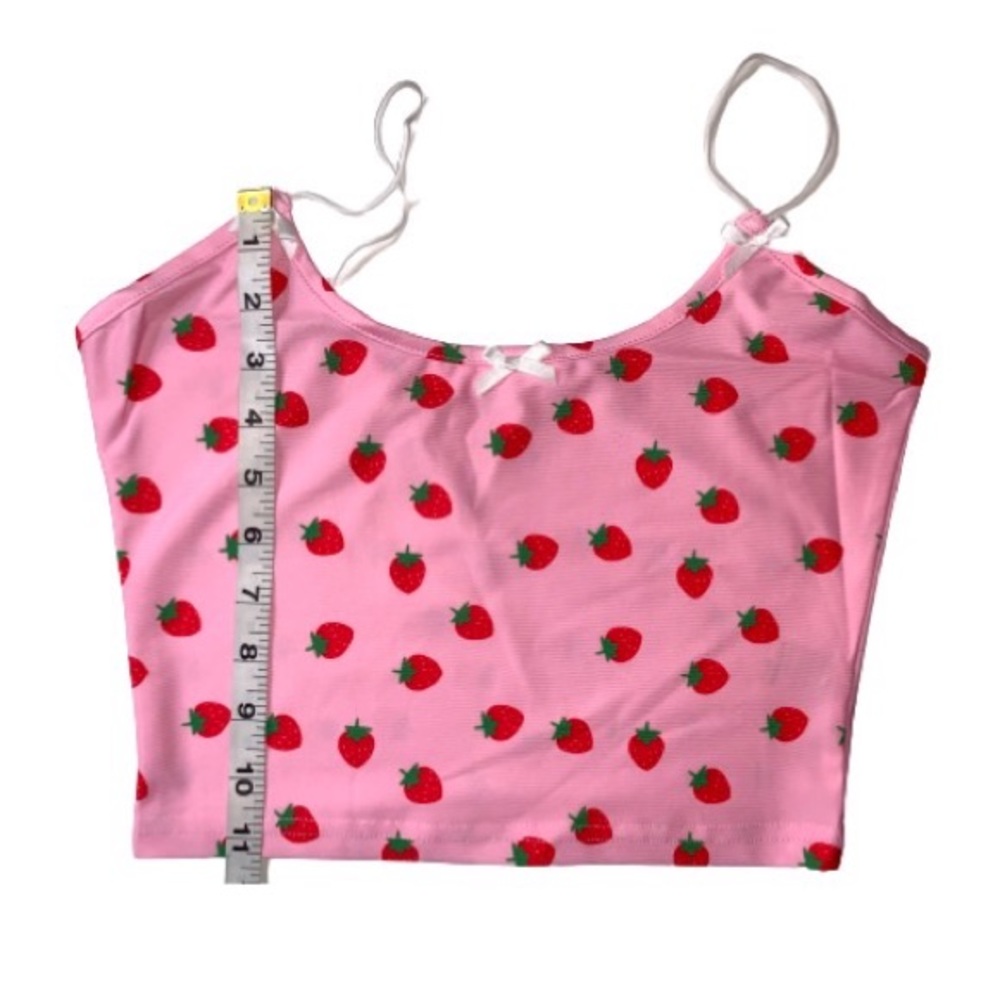 🍓Sexy Kawaii Lolita Strawberry Dress Set | Pink - Picture 5 of 16